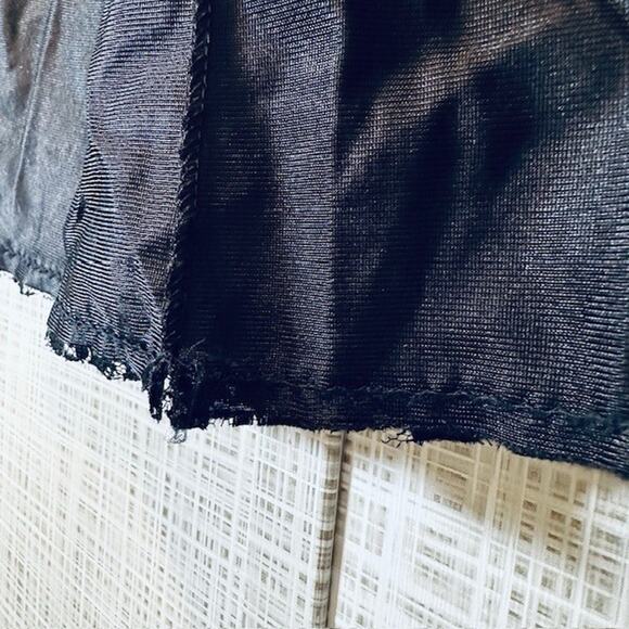 Dawn to Dusk Half Slip Black Medium 27/29 Nylon USA VTG - Picture 10 of 11